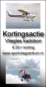 Kortingsactie Sportvliegcentrum.nl